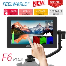 FEELWORLD F6 PLUS 5.5 Inch on Camera DSLR Field Monitor 3D LUT Touch Screen IPS FHD 1920x1080 Video Focus Assist Support 4K HDMI