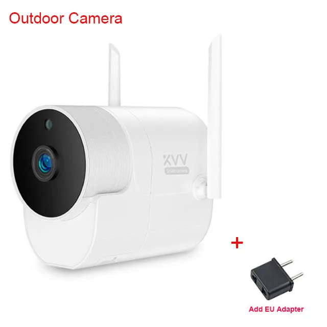 add EU Plug Xiaomi Xiaovv на открытом воздухе 360 панорамный Камера 1080P IP камера наблюдения Беспроводной WI-FI ночное видение высокой четкости с Mijia APP - Цветной: add EU Plug