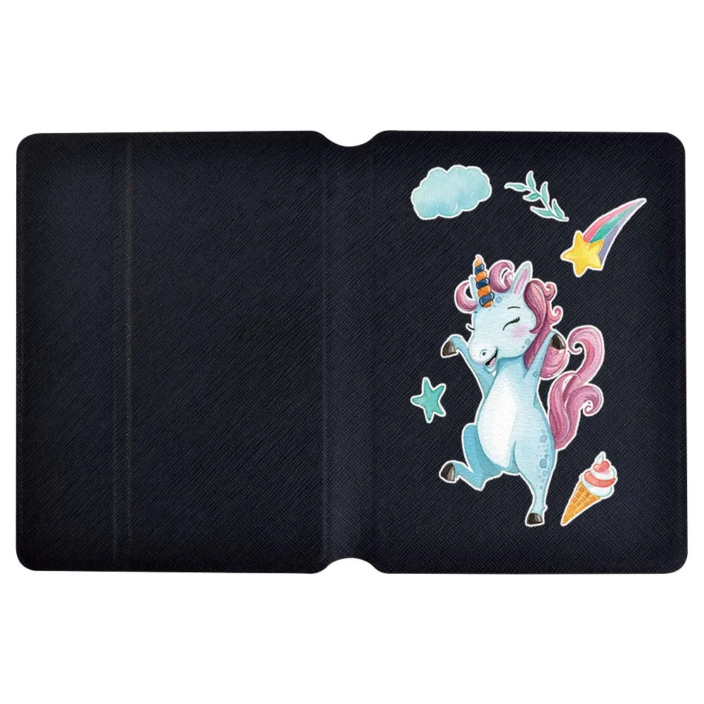 

2020 New Unicorn Foldable Tablet Cover for Amazon Kindle(8/10th Gen)/Paperwhite(5/6/7/10 Gen) Leather Tablet Cover Case 6 Inch