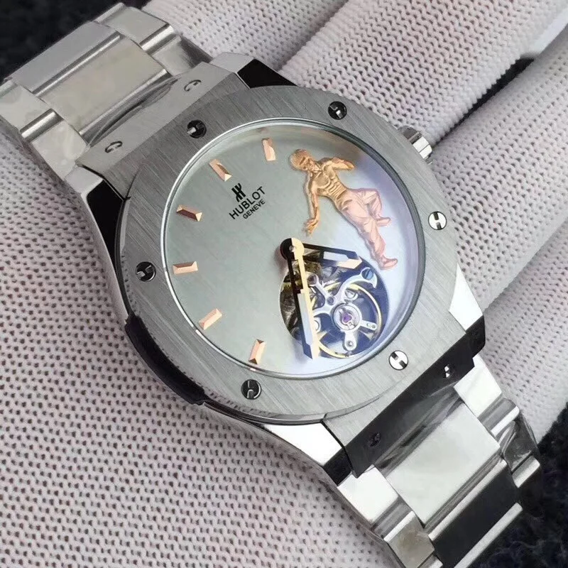 

NEW NOVELTIES Luxury Brand Mens Watches Mechanical Wristwatches Stainless Steel Strap men's wristwatch classic business dress