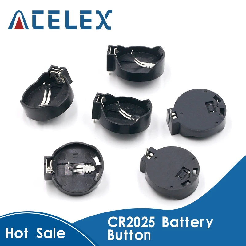 

10PCS CR2025 Battery Button Cell Holder Socket Case CR2032 battery holder 2032