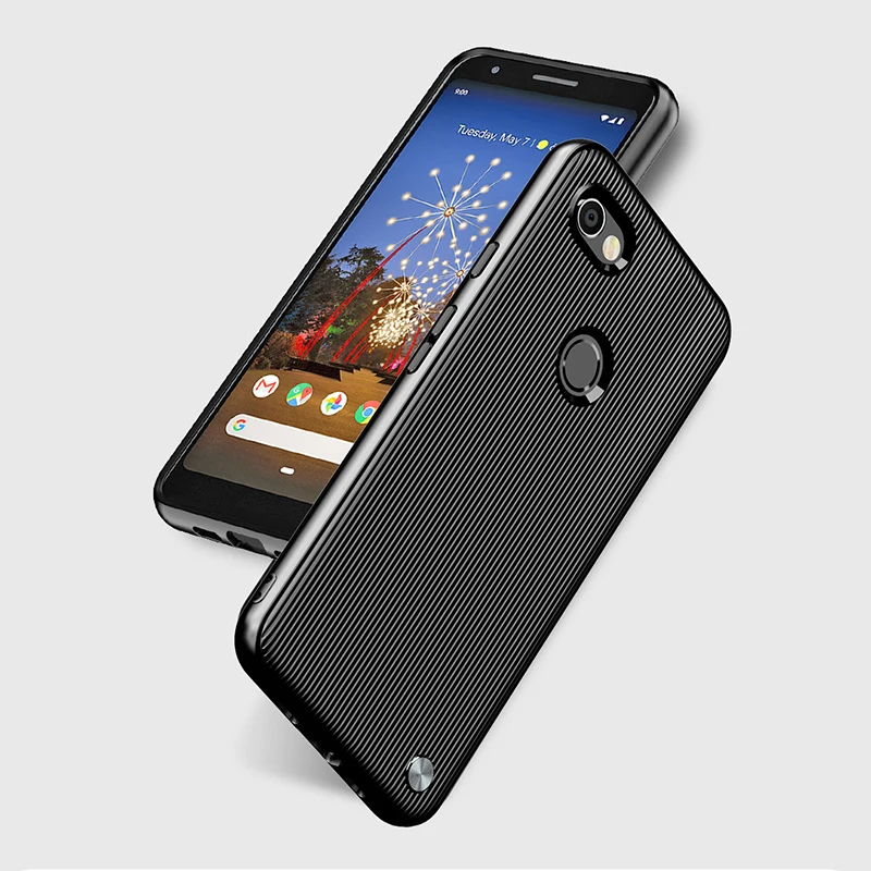 Силиконовый чехол для телефона Google Pixel 3a XL с защитой от падения защитный бампер