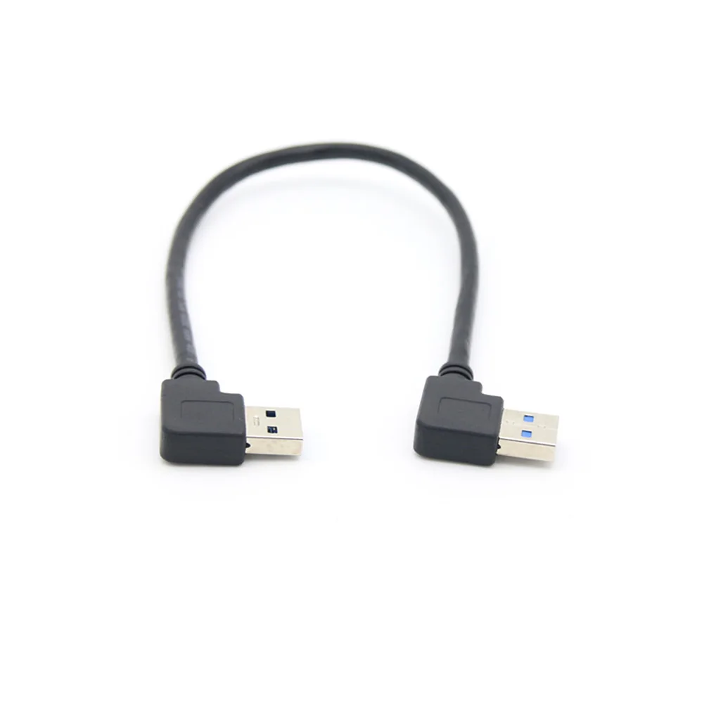Удлинительный Кабель USB 3 0 Type A Male 90 градусов левый угловой для правый | Компьютеры