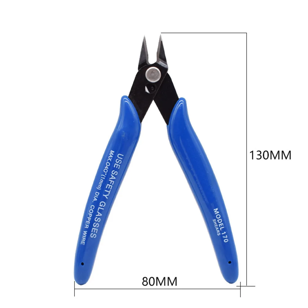 

5pcs Wire Snips Pliers Diagonal Cutting Flush Side Cutter High Quality
