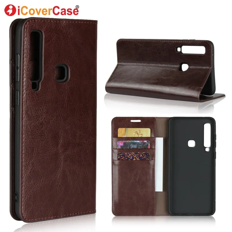 

Роскошный кожаный бумажник для Samsung Galaxy A9, силиконовый чехол для Samsung A9 2018, чехлы, защитная сумка, аксессуары для телефона, чехол