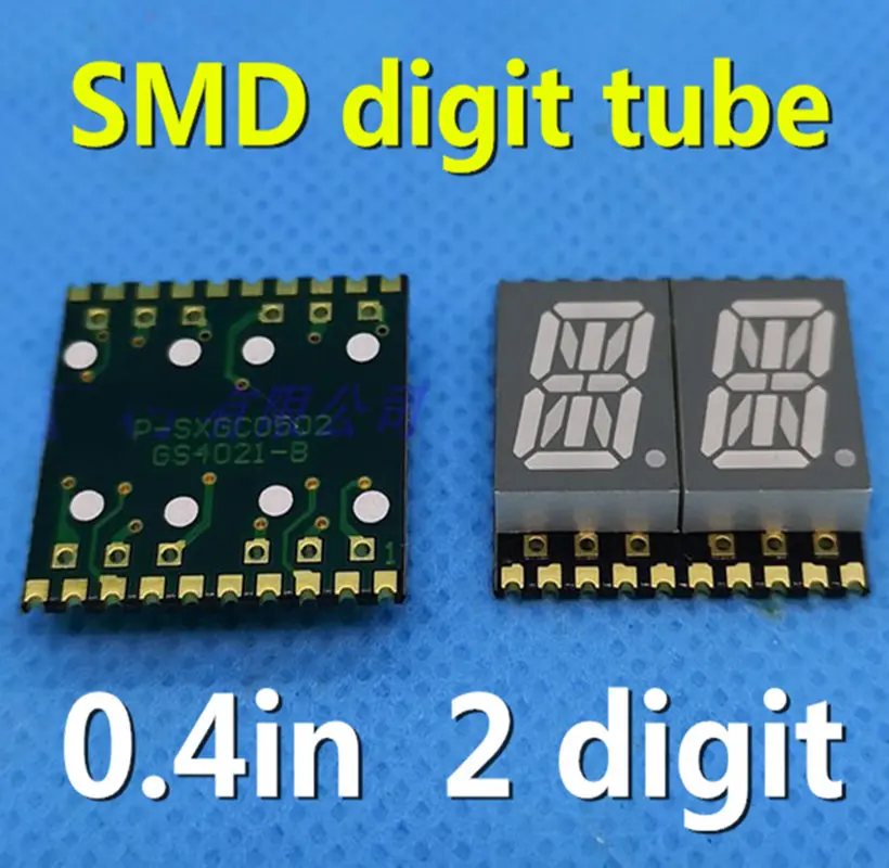SMD 0 4 дюймовая цифровая трубка 2-битсветодиодный светодиодная 16-сегментная