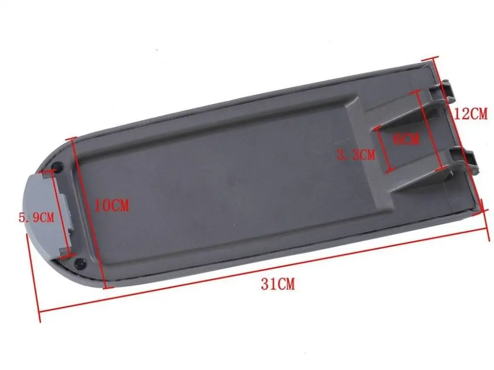 Серый подлокотник Подлокотник центральной консоли крышки для VW Jetta Golf MK4 Beetle Passat
