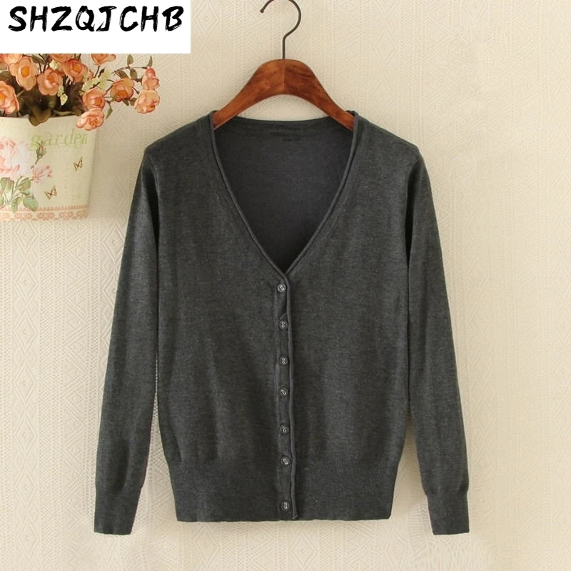 

JCHB 2021 Women's Cardigan Knitted Sweater Long Sleeve Crochet Female Cardigan With Buttons Short Sweater Women Cardigans WXF24