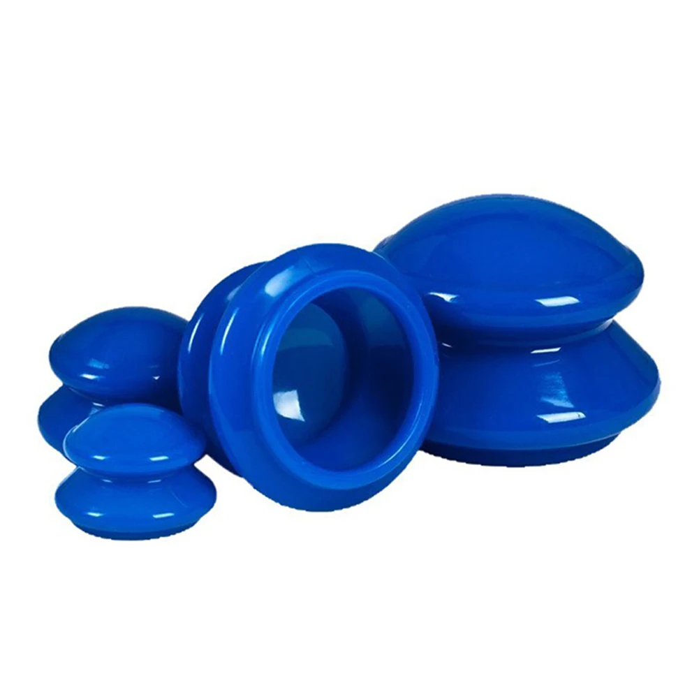 4 шт. резиновые банки для похудения баночный массажер тела вакуума чашки большого