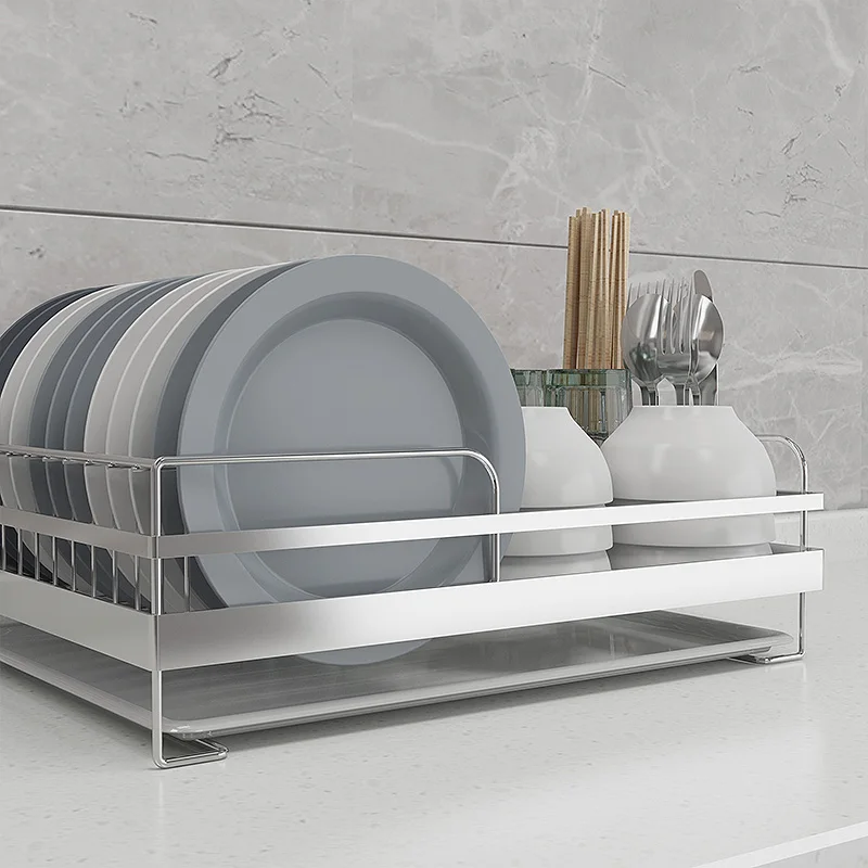 304 Нержавеющая сталь блюдо сушильный шкаф органайзер для кухни слив держатель