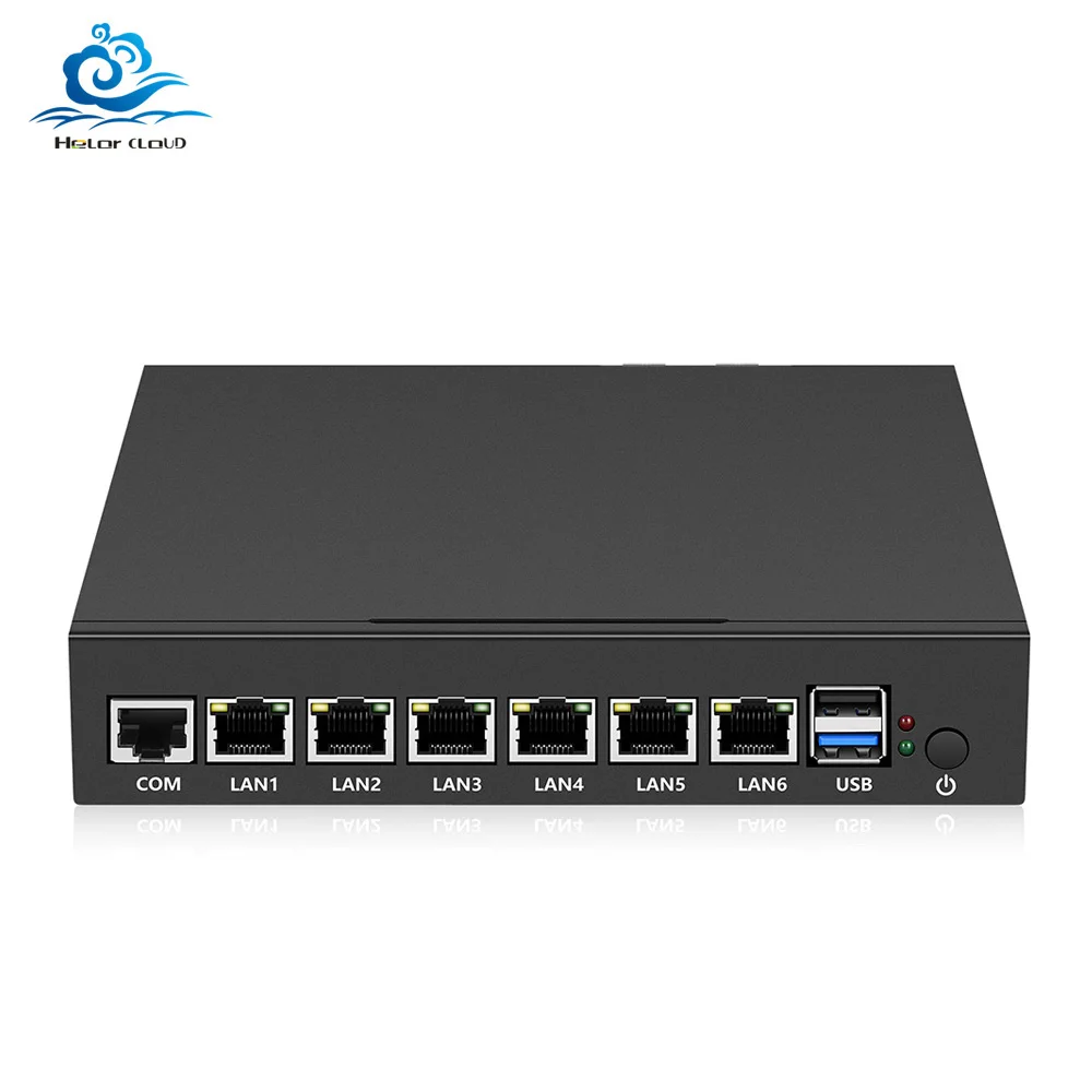 

Mini PC 6 Ethernet LAN Router Firewall Intel Celeron N2830 Fanless pfSense Desktop Industrial PC VPN Windows 7*24 hours working