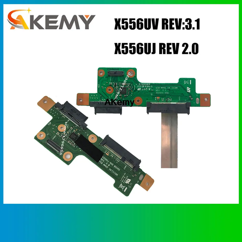 

Akemy HDD BOARD for ASUS X556U X556UV X556UJ X556UV X556UB X556UA X556UF Hard disk board REV:3.1 REV 2.0 100% Tested Fast Ship