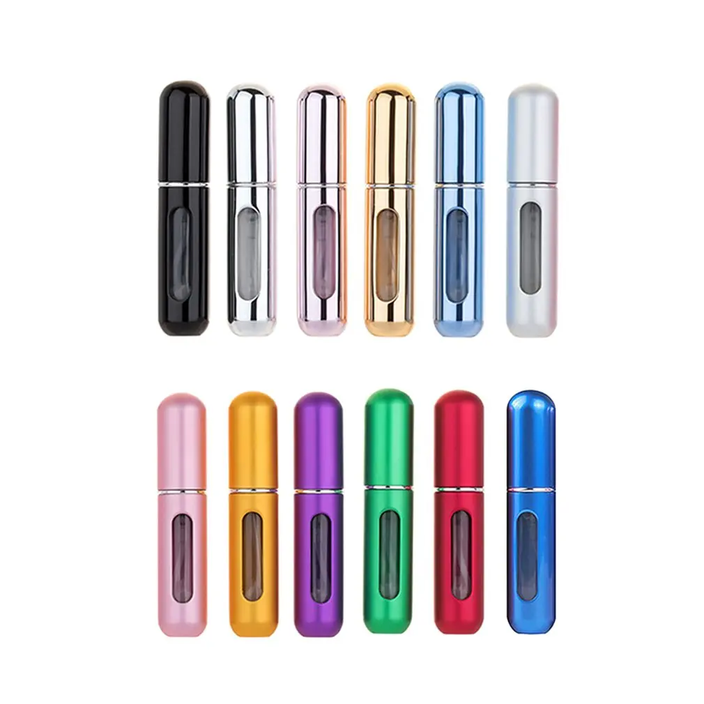 

Protable 5Ml Mini Empty Refillable Perfume Atomizer Bottle Travel Scent Pump Portable Spray Case Vik