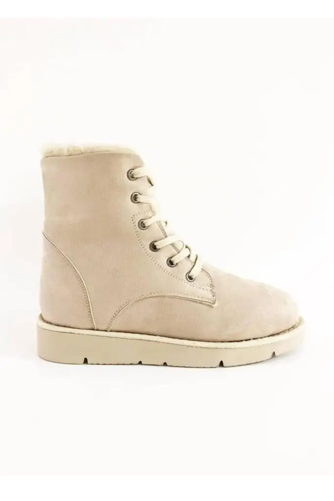 

Take Beige Suede Women Boots