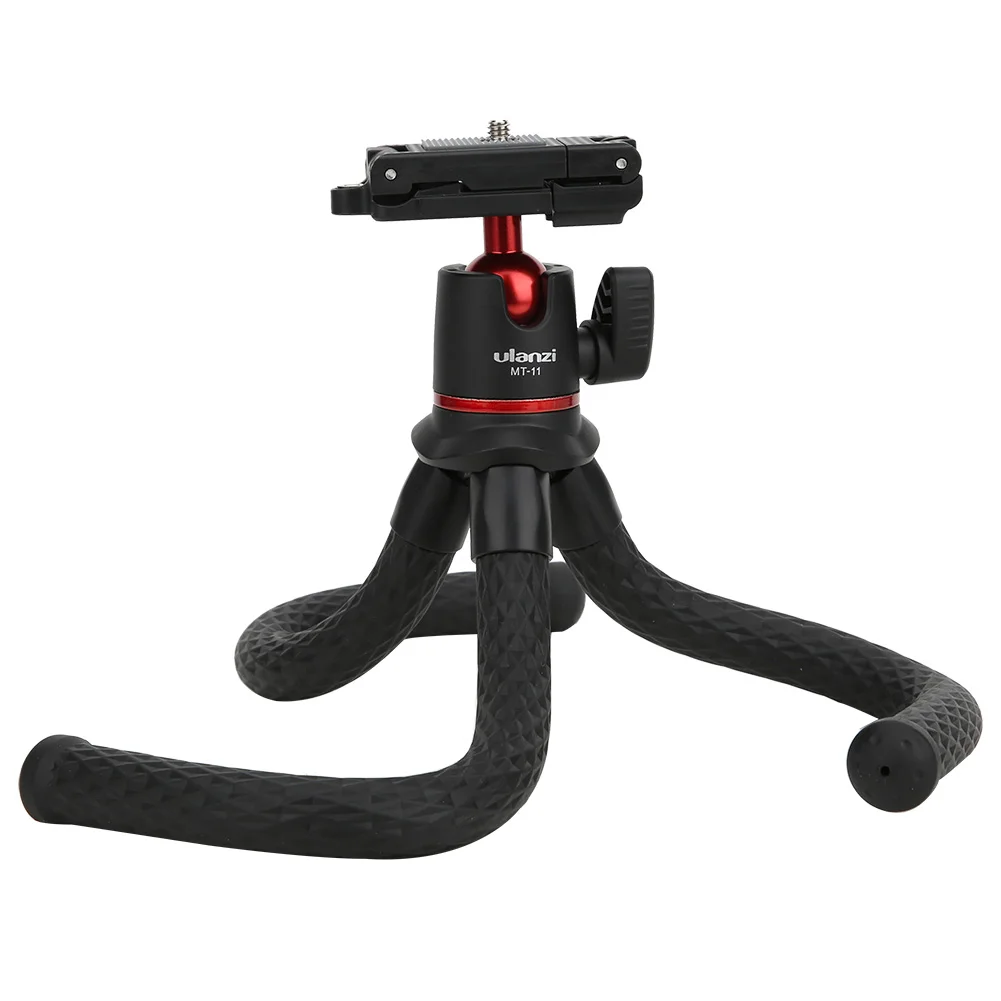 

Ulanzi MT-11 Flexible Octopus Tripod Stand Handheld Tripod with 1/4" Screw for Mirrorless Camera Smartphone Live Streaming