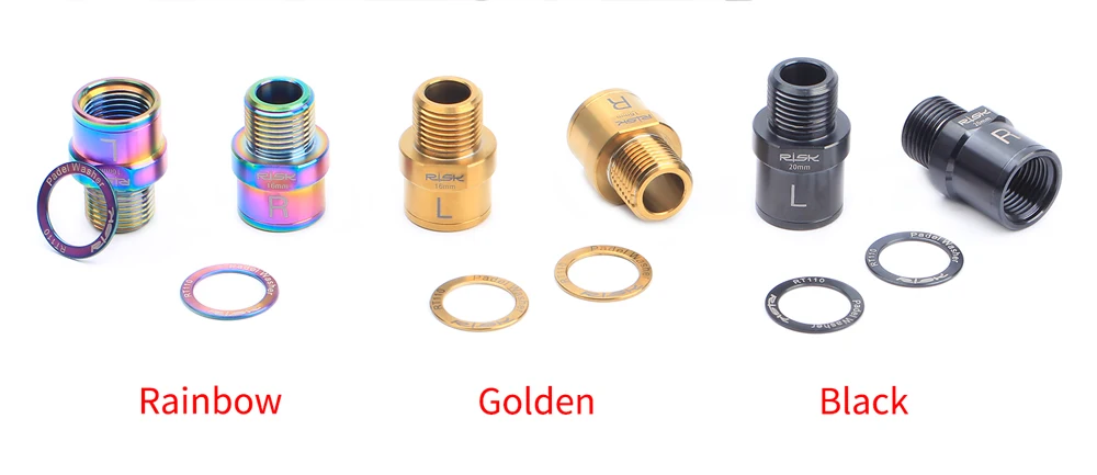 Titanium Bicycle Pedal Extension Screws Bolts for Bike Pedals Bolt Extender 16mm 20mm Ti Road Racing Mountain Bike Accessories