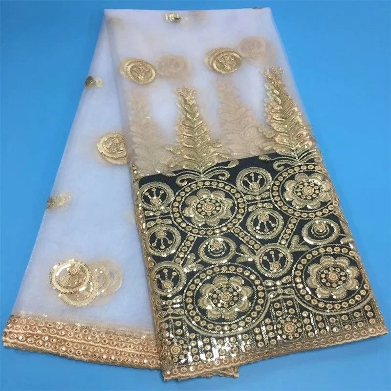 Королевская Синяя африканская кружевная ткань 2019 высококачественное кружево