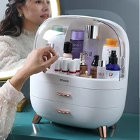large capacity cosmetic storage box makeup drawer organizer jewelry nail polish make up container desktop storage case