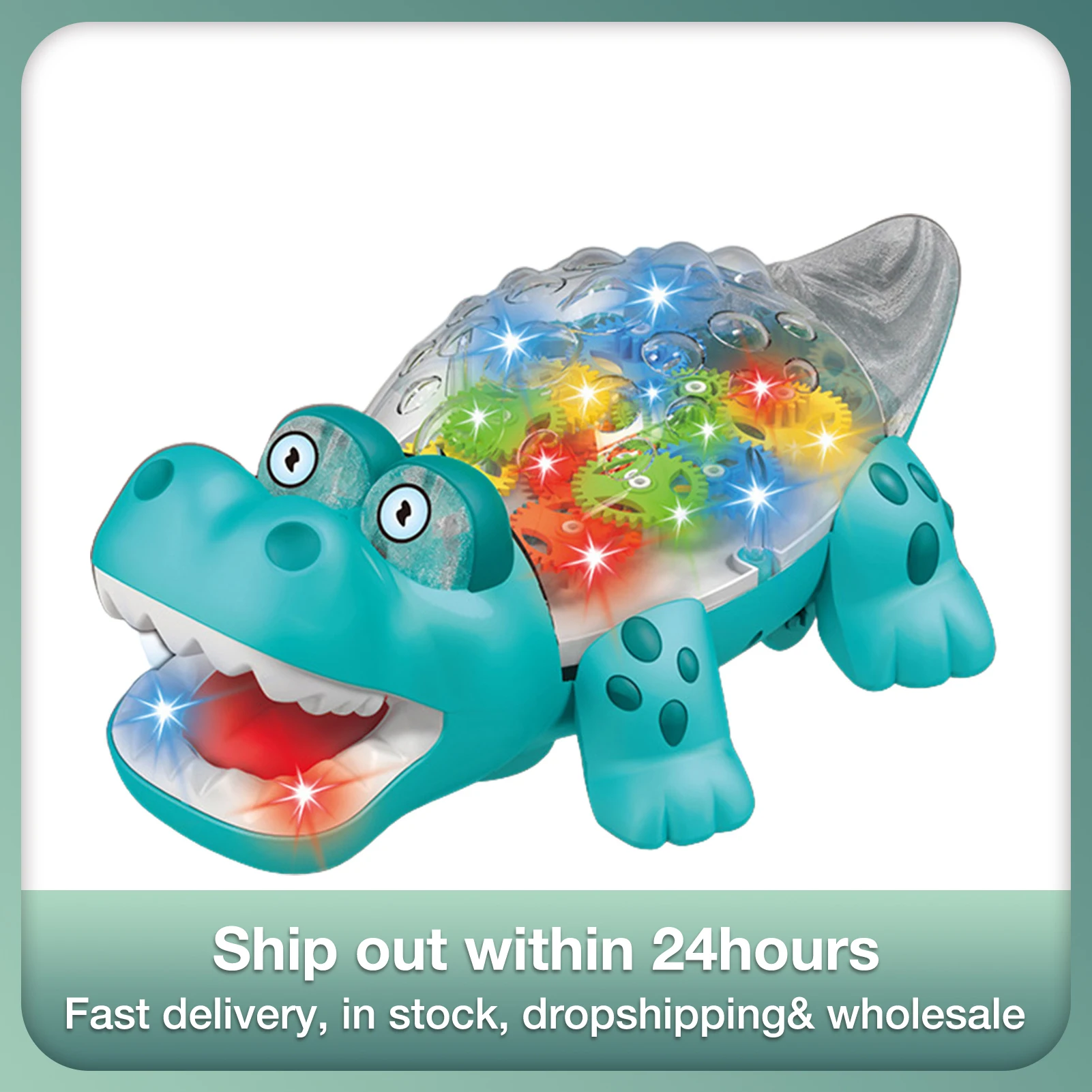 

Newborn Toddler Toys Musical Crawling Electric Crocodile Toys With Light Children Kids Cartoon Crocodile Fun Gifts Baby Toys