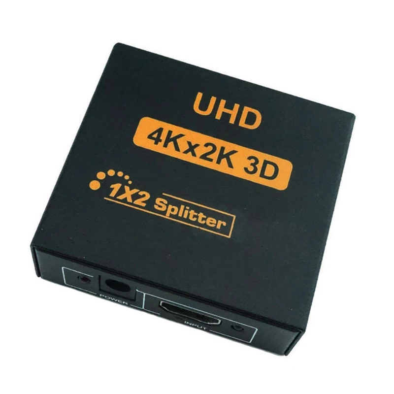 Новый 4K HDMI совместимый сплиттер Full HD 1080p видео переключатель 1X2 двойной дисплей