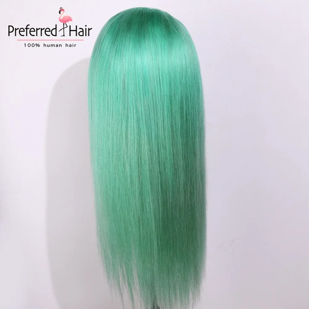 Предпочтительный бразильский Remy Glueless человеческие волосы парик 13x6 прямой кружевной передний парик предварительно выщипанные прозрачные кружевные парики для черных женщин