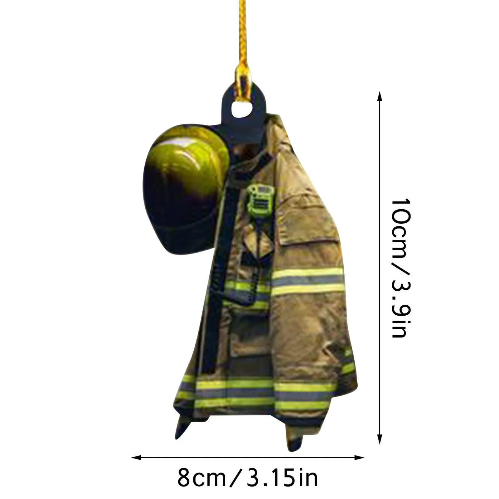 2022 подвеска пожарной службы Рождественский кулон подарок и поделки украшение