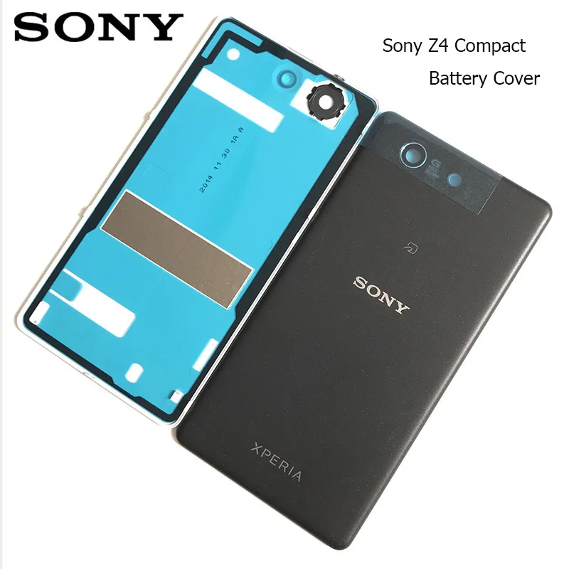 

Оригинальный компактный пластиковый чехол на заднюю панель sony Xperia Z4 Mini, чехол на заднюю дверь с логотипом и наклейкой