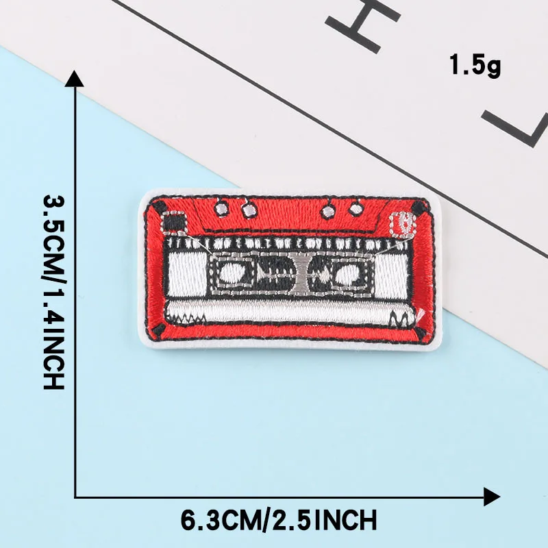 

Clothing Accessories DIY Radio Letter Patch Embroidery Patch Cloth Sticker Embroidery Patch Iron Ons Patches for Clothing
