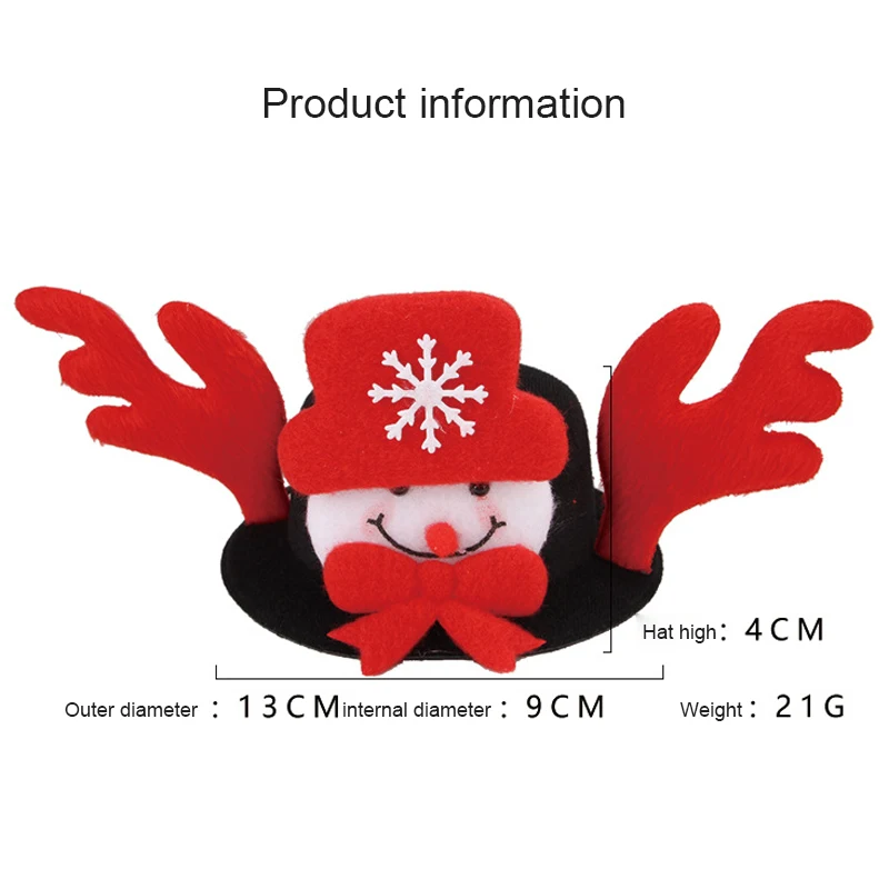 Головной убор для питомца головной Santa Шапки головные уборы кошка Забавные