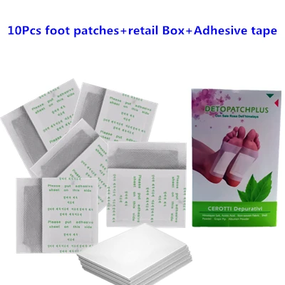 10Pcs with box 1 коробка уход за телом детоксикационный пластырь для ног для улучшения лечения сна бессонница эффективные подушечки для похудения наклейки для ног лечение храпа - Цвет: 10Pcs with box
