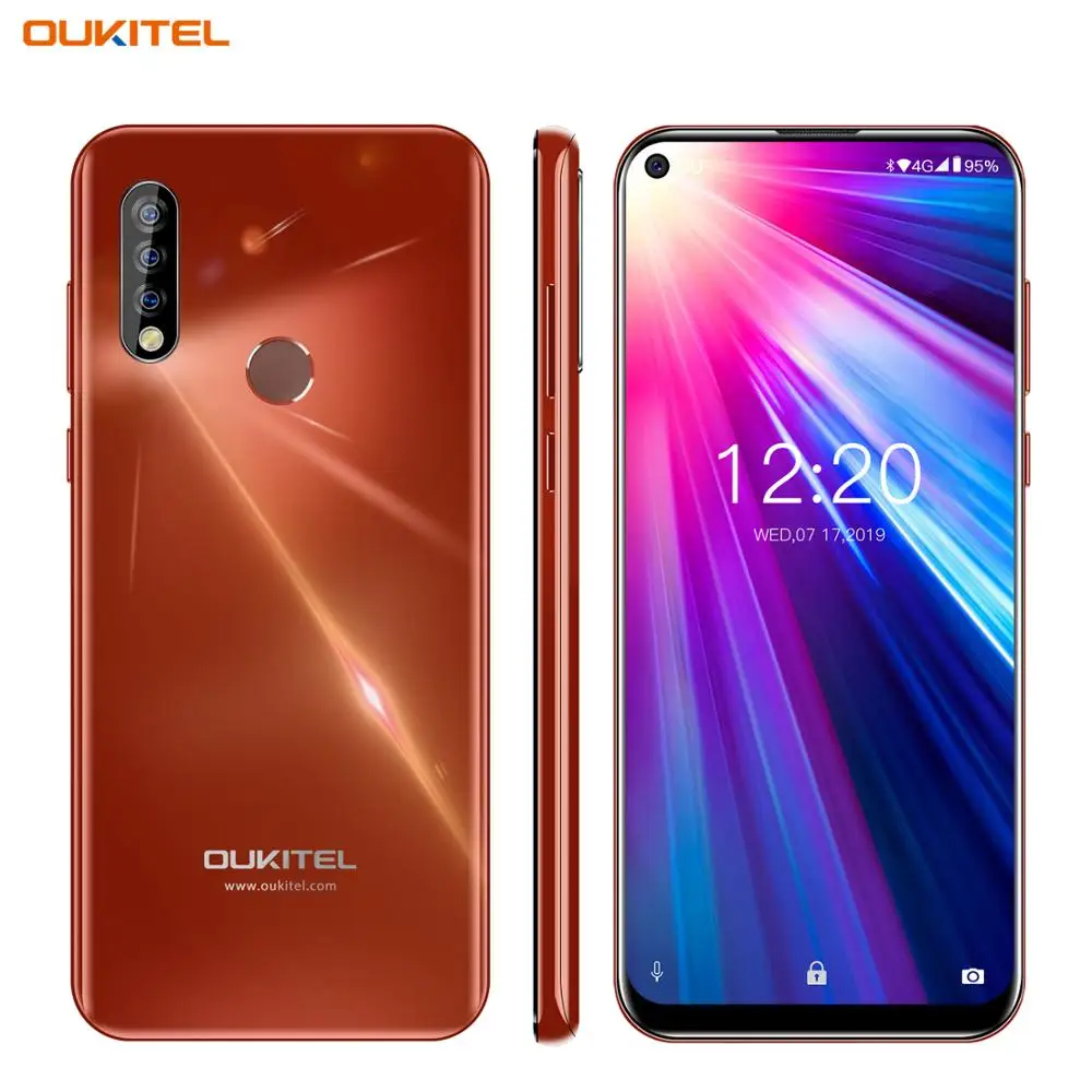 4G мобильный телефон OUKITEL C17 Android 9 0 смартфон 6 35 ''распознавание лица отпечаток