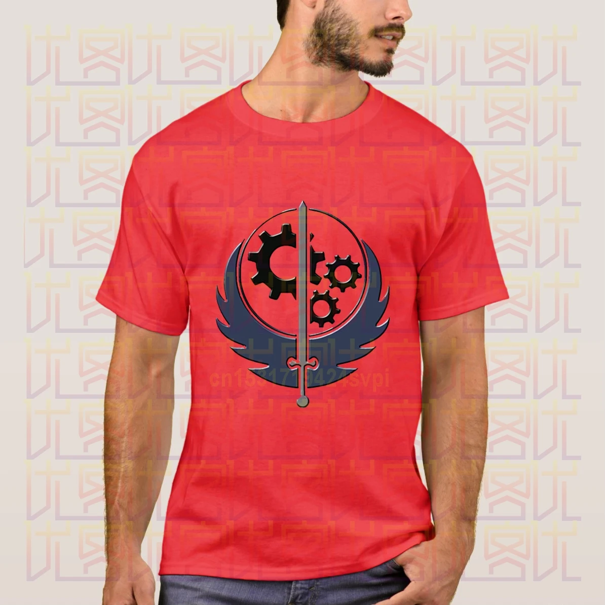 

Newest 2020 Summer Brotherhood Of Steel And Rude Ali 100% Cotton Crewneck Popular T Shirt Homme Tops Tees S-4XL