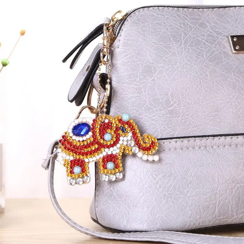 5 шт. Сделай Сам слон полная дрель особой формы алмазная живопись брелок подарки