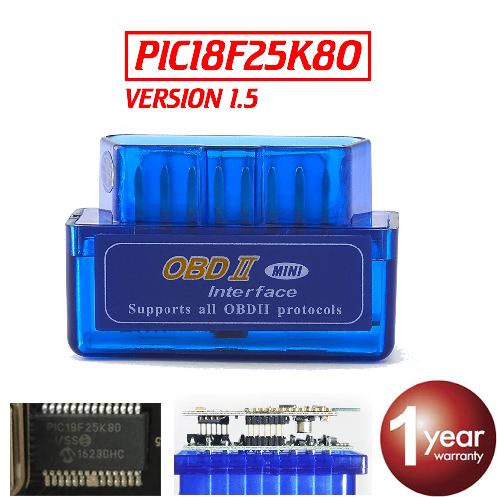 Hippcron версия 1 5 Bluetooth Super MINI OBD2/OBDII автоматический диагностический сканер