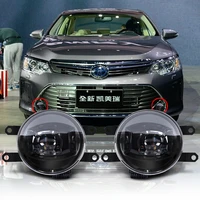 1 pair black led projector fog light 3 5 led car fog light for toyota camry corlla rav4 zhixuan 14 17 2700 4000