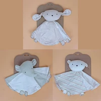 t5ec baby soother appease towel bib soft cotton animal sleeping doll teether toy gift