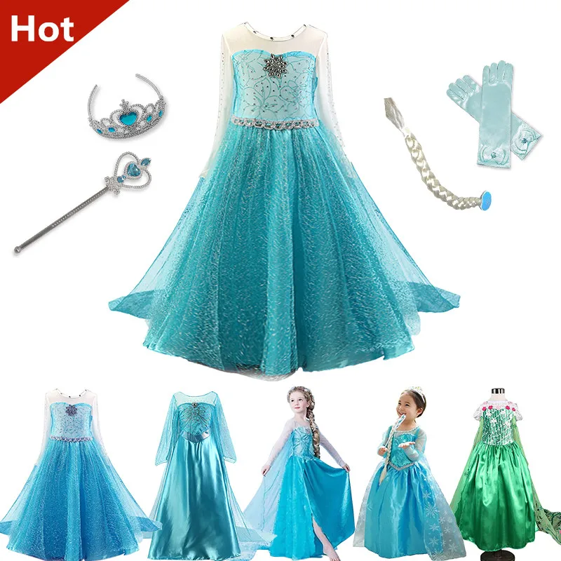 Fancy Girls Princess Costume Children Summer Clothes Gilrs Party Dresses Kids Halloween Carnival Cosplay Dress Vestido | Детская одежда