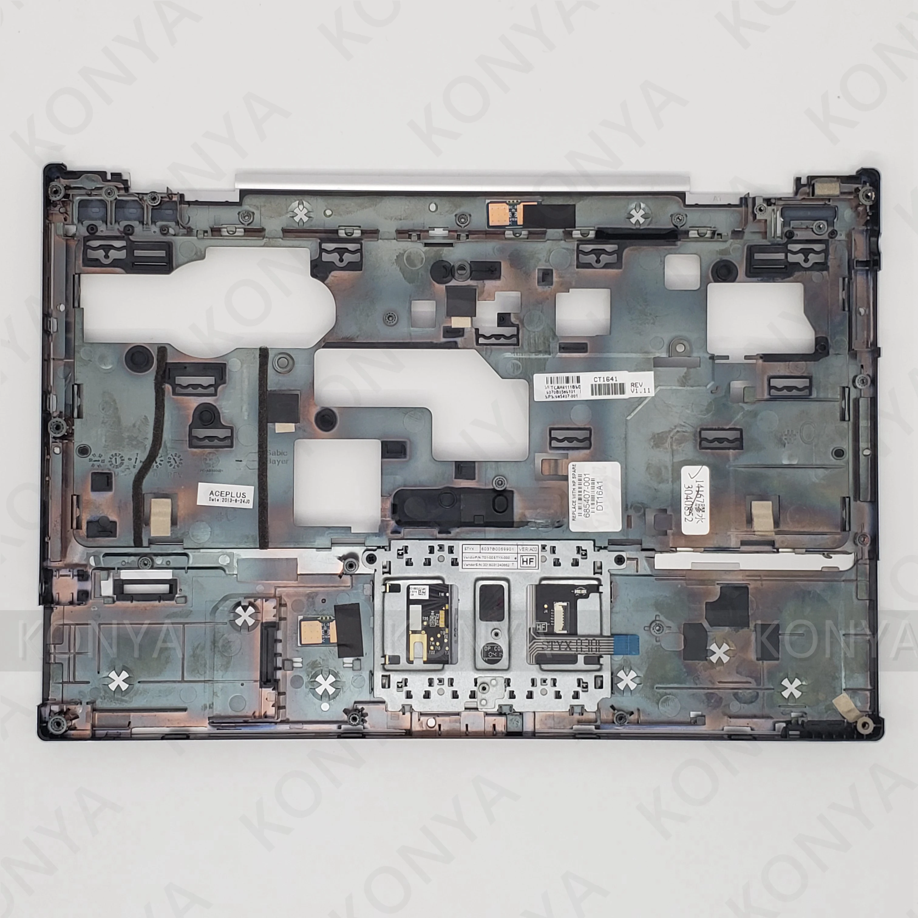 Новый оригинальный для hp EliteBook 2570P подлокотник ноутбука верхний чехол Touc ad 685407-001
