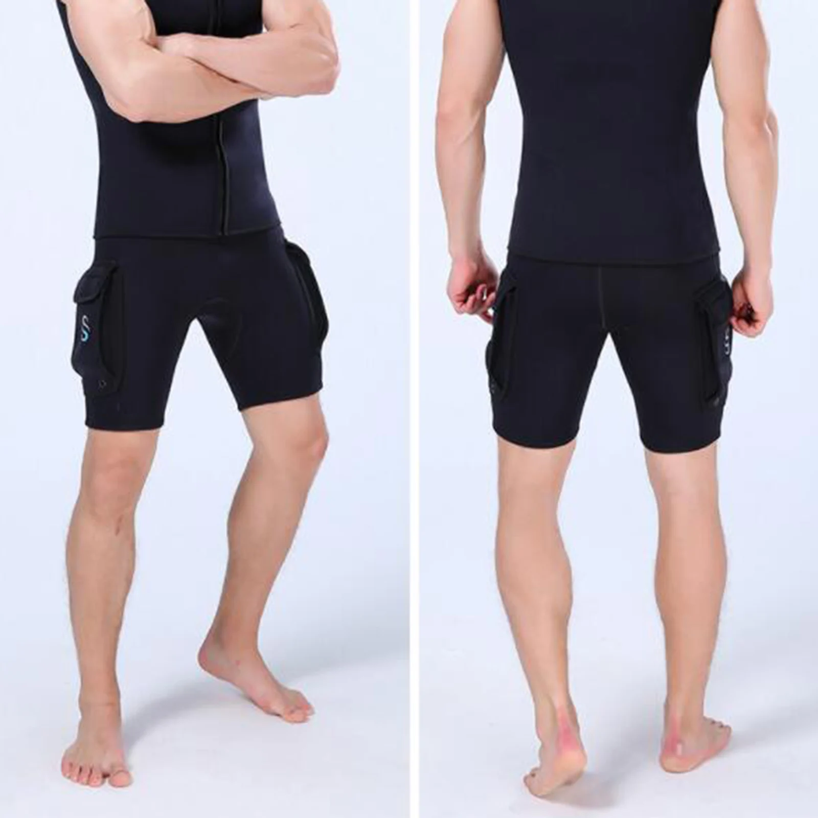 

3mm Neoprene Diving Pants Surfing Shorts Wet Suits Bottom for Men Women
