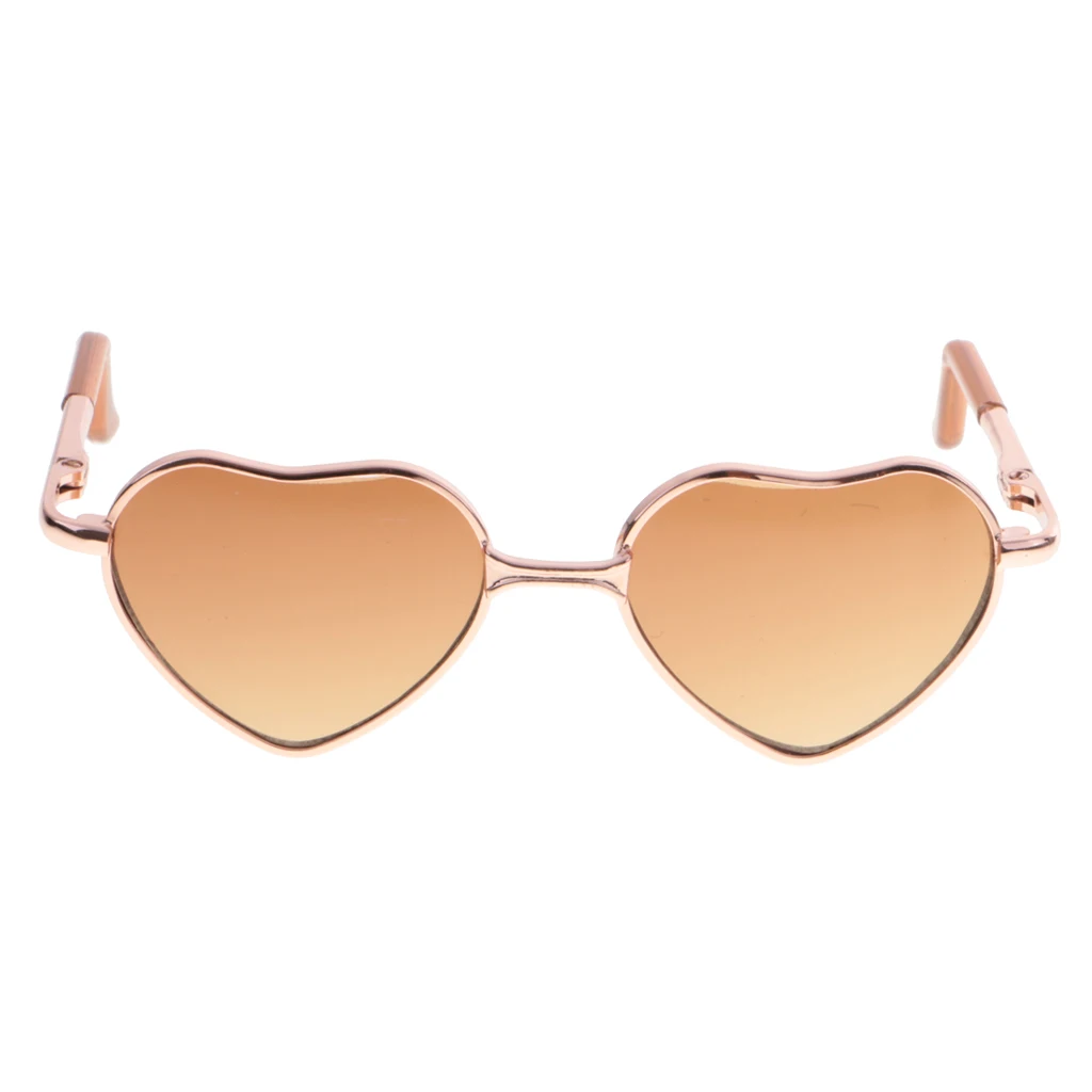 

Модные очки в форме сердца из сплава для куклы блайз 12 дюймов