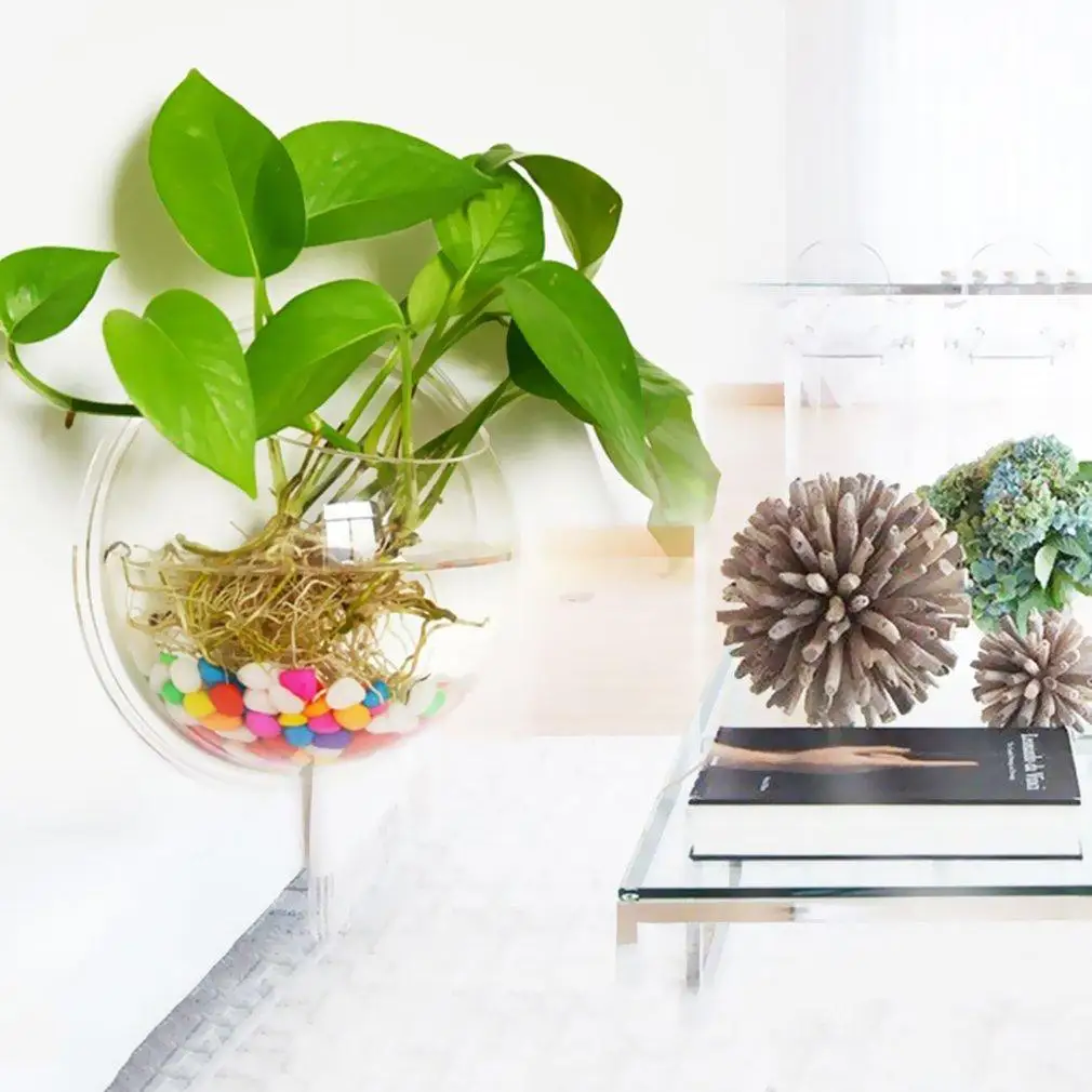 Висячая стеклянная Цветочная ваза Террариум контейнер домашний садовый шар