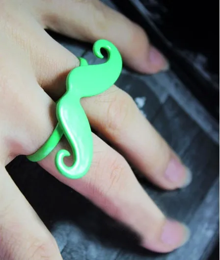 4 цвета мультфильм милый для ролевых игр с рисунком усов два пальца двойное