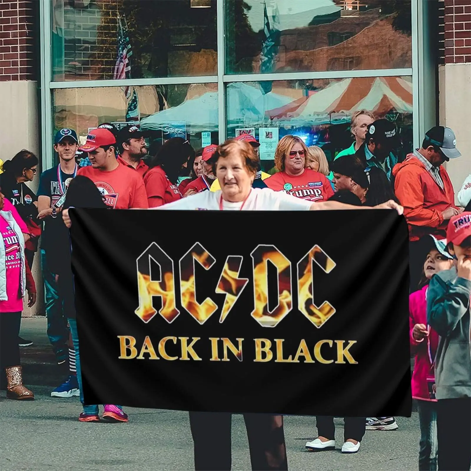 

Flag AC DC Band Banner Custom Flag 90 x 150 cm 100% Polyester