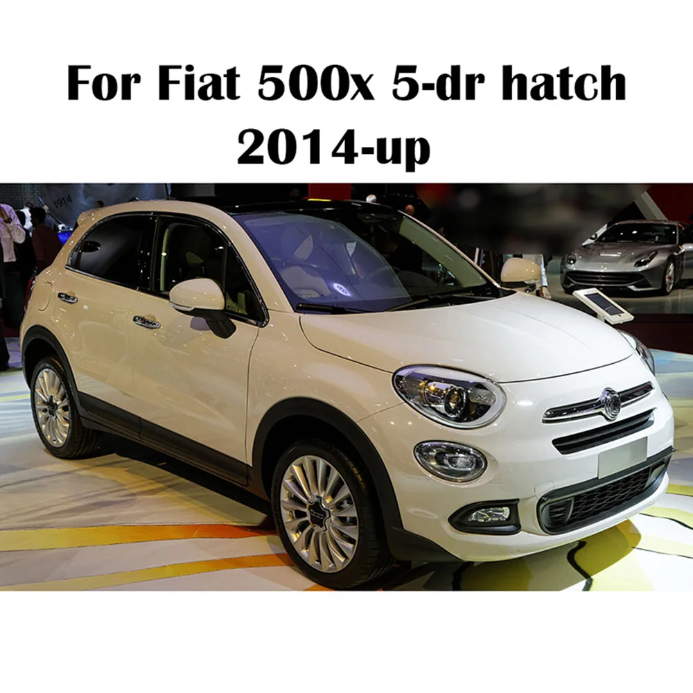 

For Fiat 500X 2014 2015 2016 2017 2018 2019 Tailored Rear Trunk Liner Boot Cargo Mat Tray Floor Carpet Luggage Tray