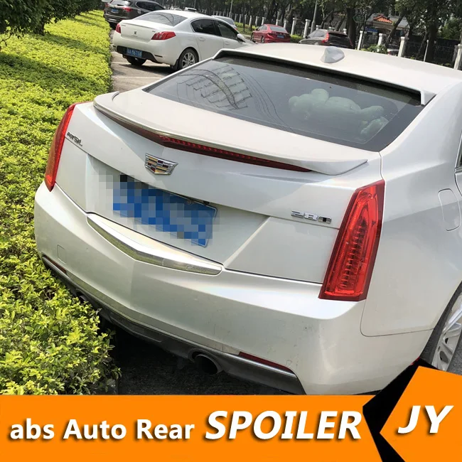 For Cadillac ATS Spoiler 2015-2018 spoiler TF High Quality ABS Material Car Rear Wing Primer Color | Автомобили и мотоциклы
