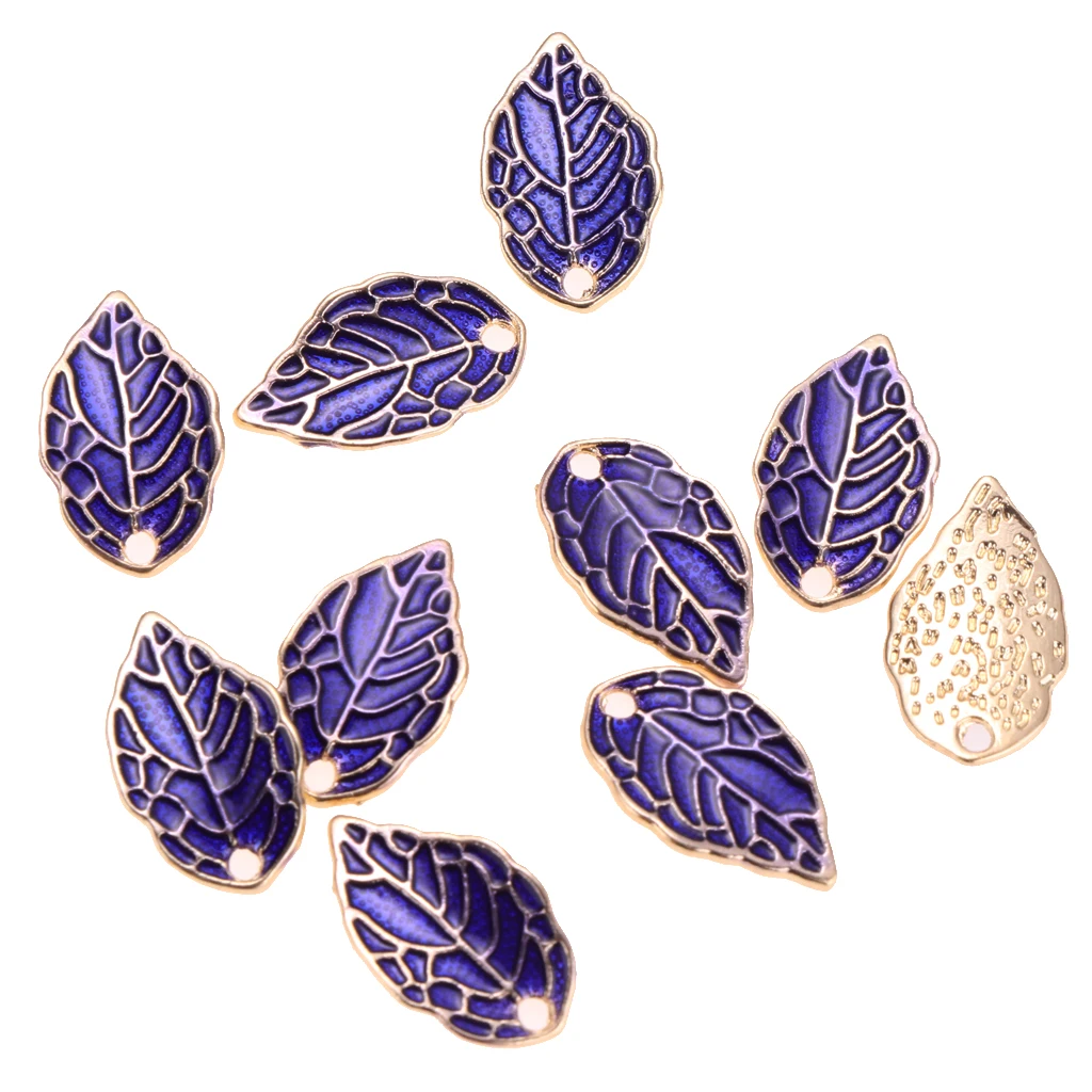 

10pcs DIY Tree Leaf Craft for DIY Crafts Enamel Findings Making