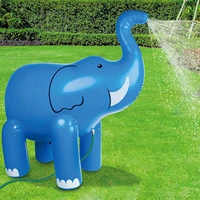 children cartoon inflatable sprinkler big toy creative elephant shape outdoor lawn garden parent child interaction leisure fun
