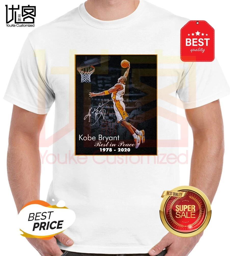 Мужская и женская баскетбольная Футболка Kobe Bryant футболка с короткими рукавами из