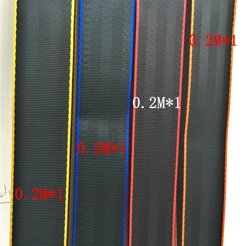 

racing belt 48mm Sedan seat belt SUV safety belt orange gold blue red car accessories Polyester webbing Universal 7.6 to 19meter