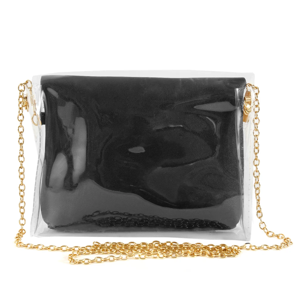 Прозрачные сумки на плечо для женщин мини-сумки сумочка сумка через клатч